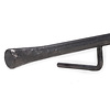 Smeedijzeren trapleuning op maat - rond massief (20 mm) - Incl. rechte leuninghouders (gelast) - transparante coating