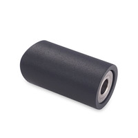 Antraciet leuninghouder - TYPE 14 - rond