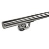 Inox trapleuning op maat - rond smal - incl. leuninghouders TYPE 2