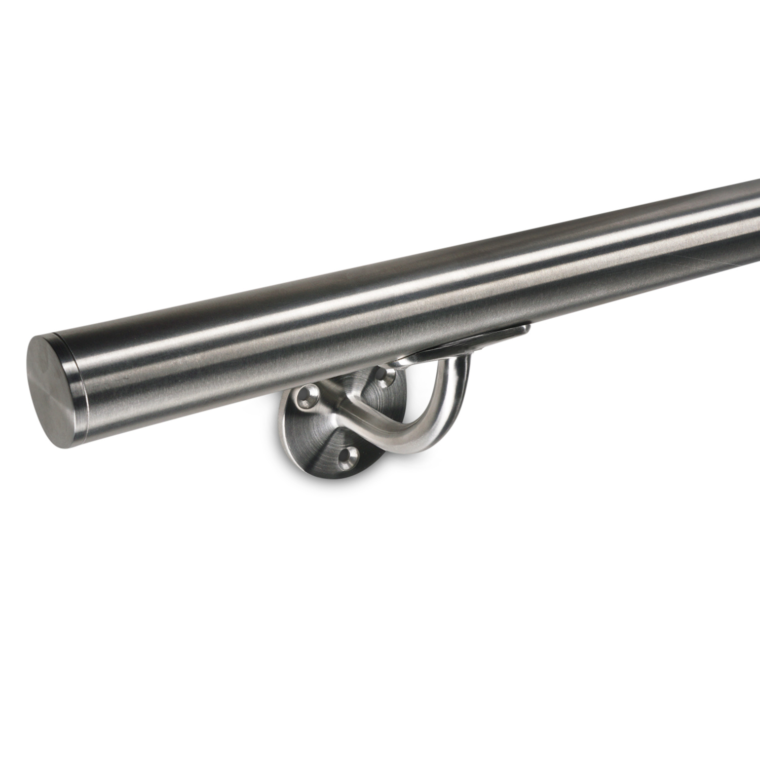 CanDo trapleuning rond 45 mm aluminium met RVS look, lengte 270 cm kopen? | Trapleuningen & leuninghouders CanDo trapleuning rond 45 mm aluminium met RVS look, lengte 270 cm kopen? | Trapleuningen & leuninghouders
