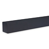 Antraciet trapleuning (gecoat) op maat - vierkant (40x40 mm) - coating donkergrijs RAL 7016 of 7021
