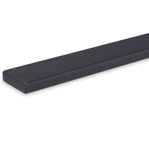 Antraciet trapleuning - rechthoekig (40x10 mm)