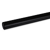 Zwarte trapleuning (gecoat) op maat - rond smal - coating zwart RAL 9005