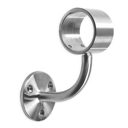 Inox trapleuning op maat - rond - incl. leuninghouders TYPE 8