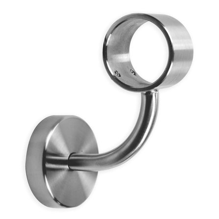 Inox trapleuning op maat - rond - incl. leuninghouders TYPE 9