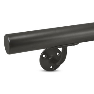 Gunmetal trapleuning - rond - incl. dragers TYPE 2