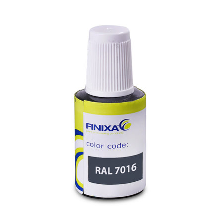 Lakstift (potje lak met kwastje) - 20 ml lak - RAL 7016 antracietgrijs - t.b.v. bijwerken poedercoating (krasjes & kleine oneffenheden)