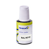 Lakstift (potje lak met kwastje) - 20 ml lak - RAL 9010 gebroken wit - t.b.v. bijwerken poedercoating (krasjes & kleine oneffenheden)