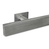 Inox trapleuning op maat - rechthoekig (40x15 mm) - incl. leuninghouders TYPE 16