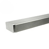 Inox trapleuning op maat - rechthoekig (40x20 mm) - voor buiten