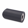 Antraciet trapleuning (gecoat) op maat - rond smal - incl. leuninghouders TYPE 14 - coating donkergrijs RAL 7016 of 7021 - voor buiten