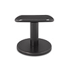 Gunmetal trapleuning (gecoat) op maat - rond - incl. leuninghouders TYPE 5 - coating zwarte staal look