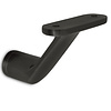 Gunmetal trapleuning (gecoat) op maat - rechthoekig (40x10 mm) - incl. leuninghouders TYPE 7 - coating zwarte staal look Gunmetal trapleuning (gecoat) op maat - rechthoekig (40x10 mm) - incl. leuninghouders TYPE 7 - coating zwarte staal look