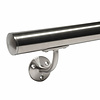 Inox trapleuning op maat - rond - incl. leuninghouders TYPE 2