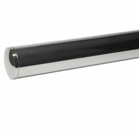 Inox trapleuning - gepolijst - rond