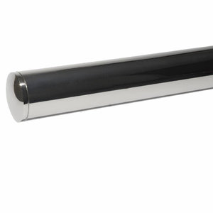 Inox trapleuning - gepolijst - rond
