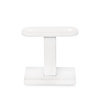Witte trapleuning (gecoat) op maat - rechthoekig (40x10 mm) - incl. leuninghouders TYPE 16 - coating wit RAL 9016, 9010 of 9001