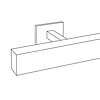 Trapleuning in RAL kleur naar wens (gecoat) op maat - rechthoekig (40x20 mm) - incl. leuninghouders TYPE 16 - coating in iedere RAL kleur