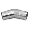 Inox bocht - 45 graden - t.b.v. ronde leuning 42,4 mm