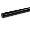 Zwarte trapleuning (gecoat) op maat - rond smal - coating zwart RAL 9005