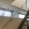 Trapleuning in RAL kleur naar wens (gecoat) op maat - rechthoekig (40x10 mm) - incl. leuninghouders TYPE 3 - coating in iedere RAL kleur