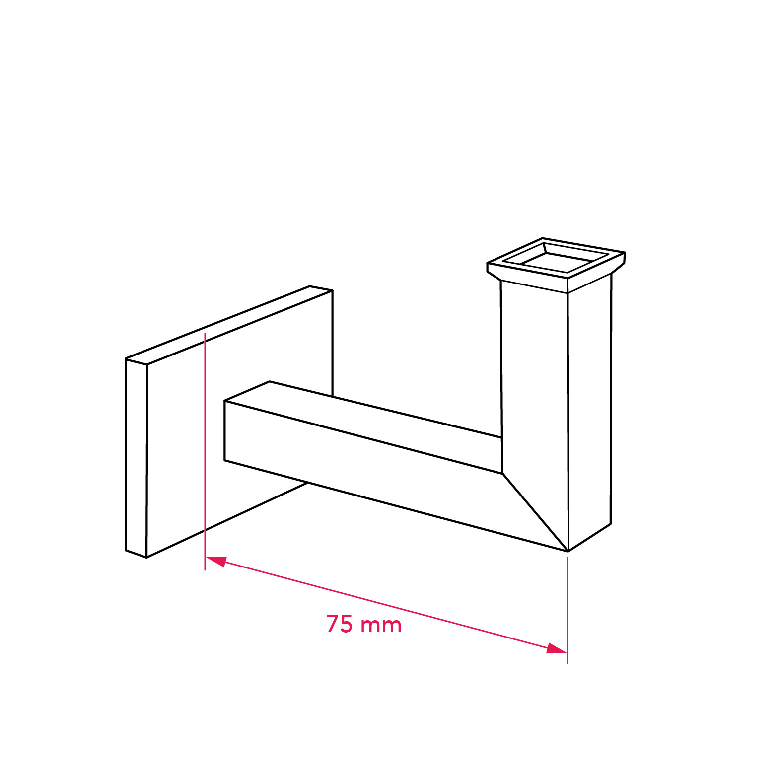 Verkort: 75 mm - muur tot hart