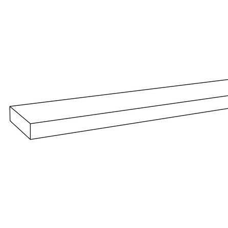 Trapleuning in RAL kleur naar wens (gecoat) op maat - voor buiten - rechthoekig (40x10 mm) - coating in iedere RAL kleur
