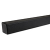Zwarte trapleuning (gecoat) op maat - voor buiten - vierkant (40x40 mm) - coating zwart RAL 9005