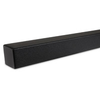 Zwarte trapleuning - voor buiten - vierkant (40x40 mm)