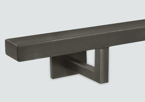 Trapleuning gunmetal - vierkant
