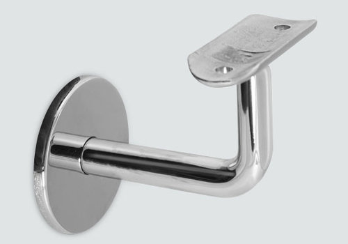 Leuninghouder inox - gepolijst