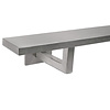 Inox trapleuning op maat - rechthoekig (50x10 mm) - incl. leuninghouders TYPE 11