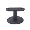 Antraciet trapleuning (gecoat) op maat - rechthoekig (40x10 mm) - incl. leuninghouders TYPE 5 - coating donkergrijs RAL 7016 of 7021