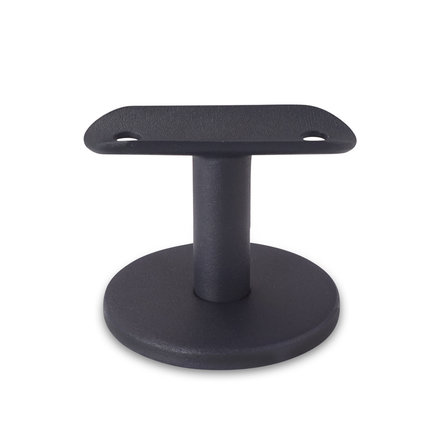 Antraciet trapleuning (gecoat) op maat - rond - incl. leuninghouders TYPE 5 - coating donkergrijs RAL 7016 of 7021