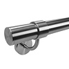 Inox trapleuning op maat - rond - incl. leuninghouders TYPE 9