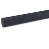 Antraciet trapleuning (gecoat) op maat - rond - coating donkergrijs RAL 7016 of 7021