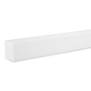 Witte trapleuning (gecoat) op maat - vierkant (40x40 mm) - coating wit RAL 9016, 9010 of 9001