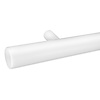 Witte trapleuning (gecoat) op maat - rond - incl. leuninghouders TYPE 14 - coating wit RAL 9016, 9010 of 9001