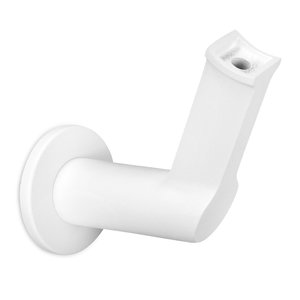 Witte leuninghouder - TYPE 17 - rond