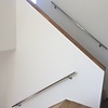 Inox trapleuning op maat - rechthoekig (40x20 mm)