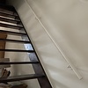 Witte trapleuning (gecoat) op maat - rond - coating wit RAL 9016, 9010 of 9001