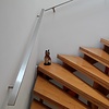 Inox trapleuning op maat - rechthoekig (40x10 mm) - incl. leuninghouders TYPE 7 Inox trapleuning op maat - rechthoekig (40x10 mm) - incl. leuninghouders TYPE 7