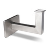 Inox leuningdrager - Type 11 - kort - recht