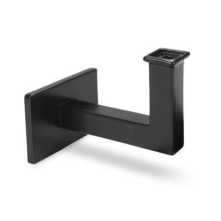 Inox leuningdrager - Type 11 - kort - recht