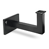 Inox leuningdrager - Type 10 - recht