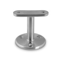 Inox leuningdrager - Type 4 - recht