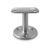 Inox leuningdrager - Type 4 - rond (48,3 mm)