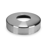 Inox vloerflens kapje - rond (42,4 mm)