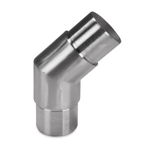 Inox bocht - 135 graden - rond (48,3 mm) Inox bocht - 135 graden - rond (48,3 mm)