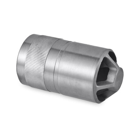Inox koppelstuk - Type 2 - rond (48,3 mm)